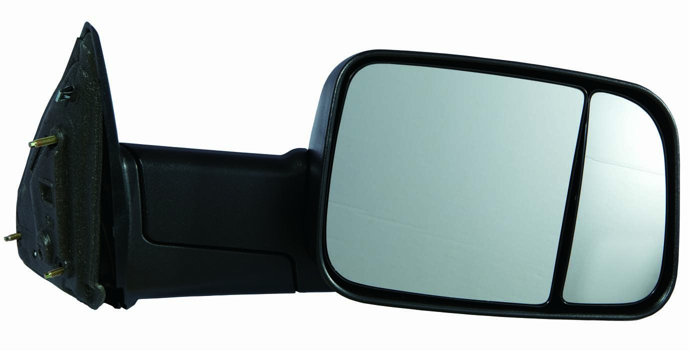 Dodge RAM 1500/2500/3500 DEPO 334-5419R3MF Passenger Side Textured Non-Heated Manual Towing Mirror