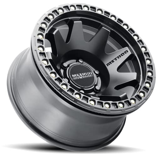 Black Method Race Wheels 108 Wheel with Matte (17 x 9. inches /6 x 5 mm, -44 mm Offset)