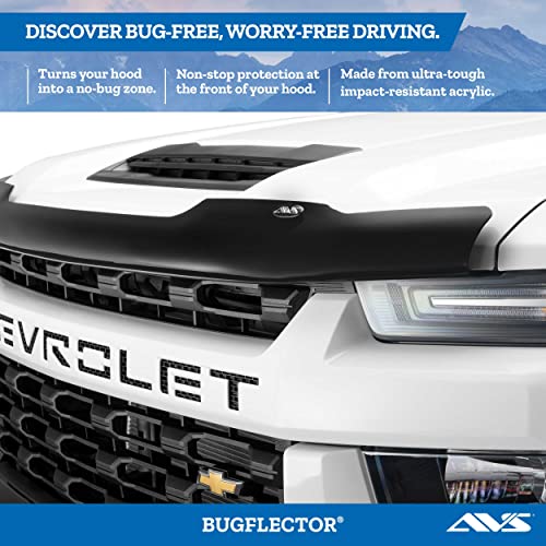 Bugflector Hood Shield Auto Ventshade [AVS] | 2004-2012 Chevrolet Colorado/GMC Canyon, High Profile, Smoke, 1 pc. | 22049