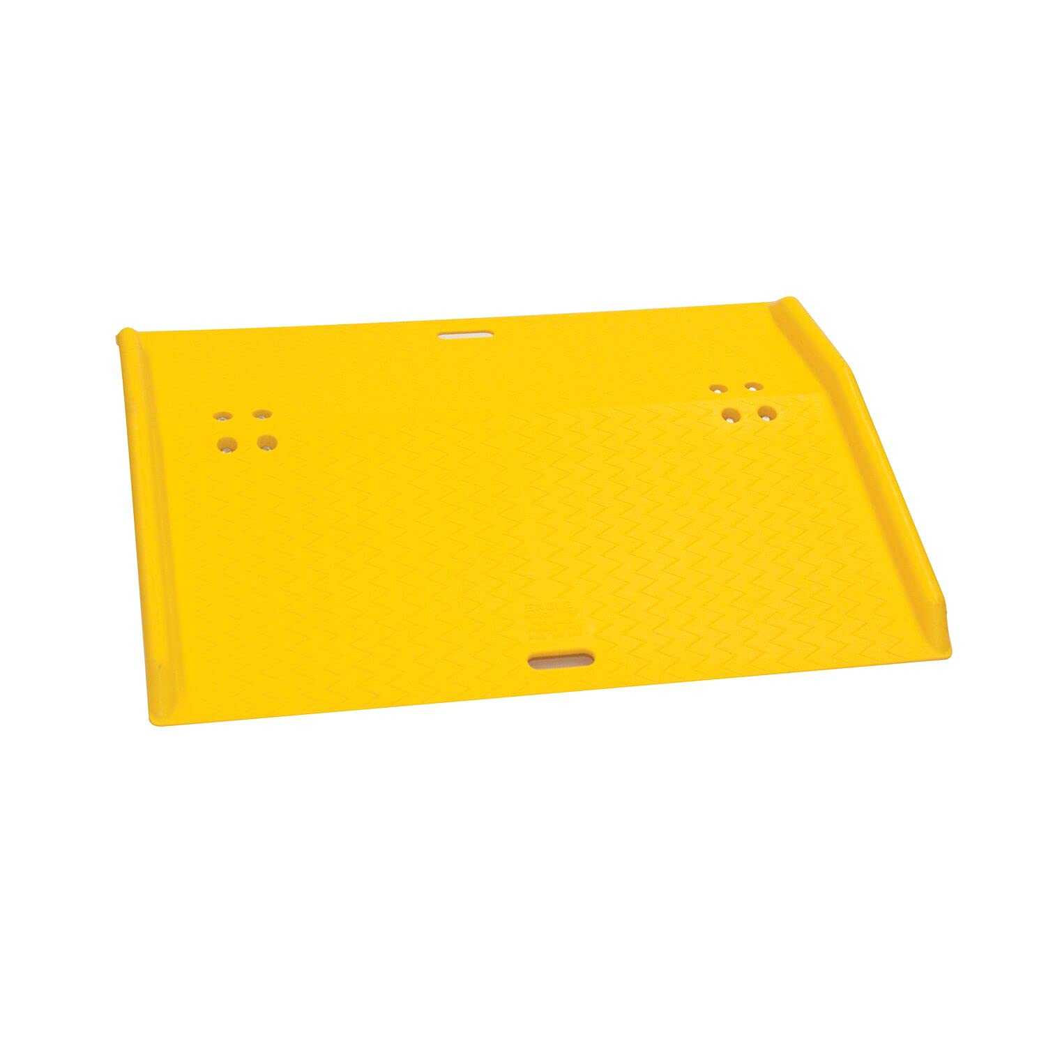 Eagle 1797 Fixed Lightweight Poly Dockplate, 36" Length x 48" Width x 5" Height, Yellow, for Hand Trucks