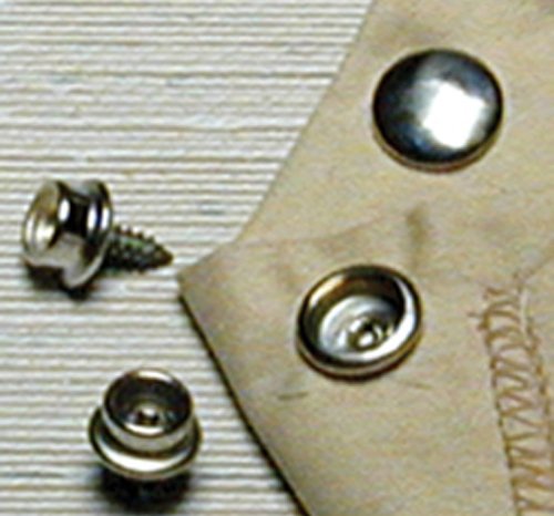 Window Covering Hardware RV Designer A304, Snap Kit with Tools, Fabric to Wall, Six Fasteners
