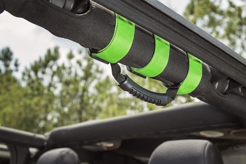 Rugged Ridge Ultimate Grab Handle Kit 13505.05, Green; 55-Current Jeep CJ/Wrangler / 20-Current Gladiator