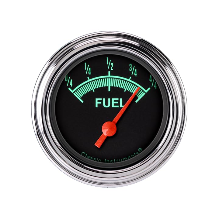 Instruments Classic GS09SLC G/Stock Series 2-1/8" Fuel Gauge 240-33 Ohm