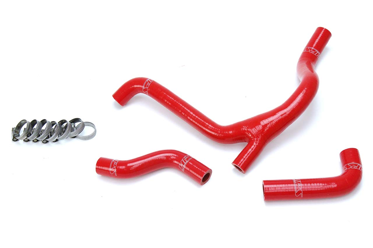 Red Silicone HPS 57-1254-RED Radiator Coolant Hose Kit