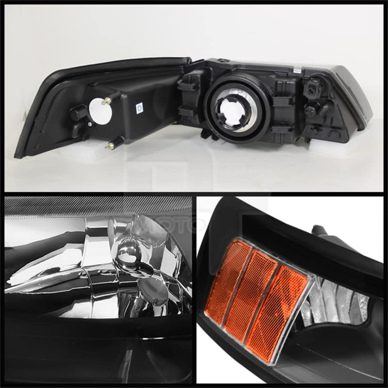 Auto xTune 5064349 Headlights Black/Clear