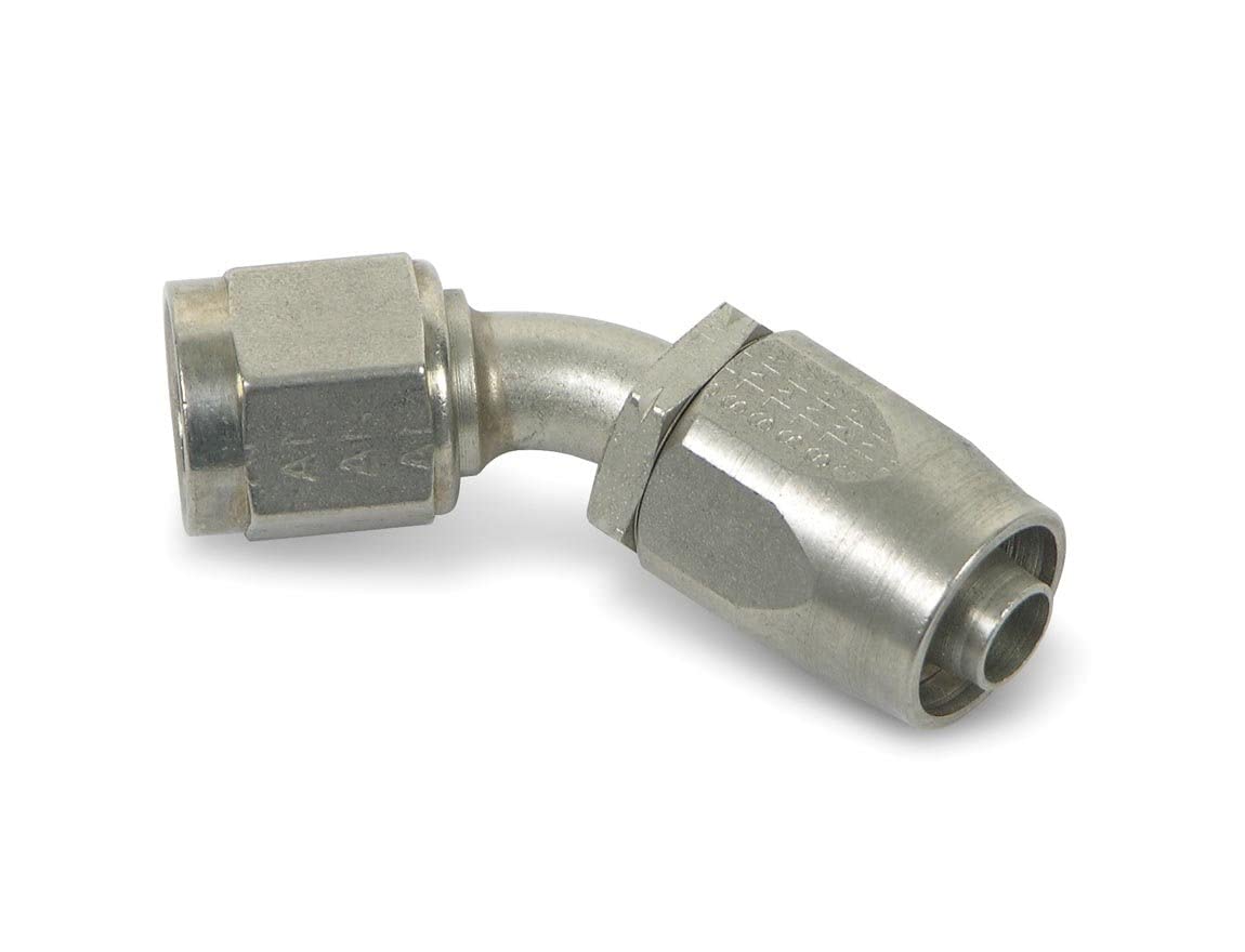 -20 45 Degree Earl's Stainless Steel Auto-Fit Hose End