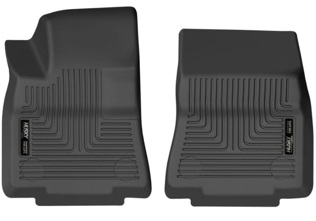 Husky Liners Floor Mats X-act Contour | Fits 2020-2025 Tesla Model Y | Front Row, 2-pc Black - 51491