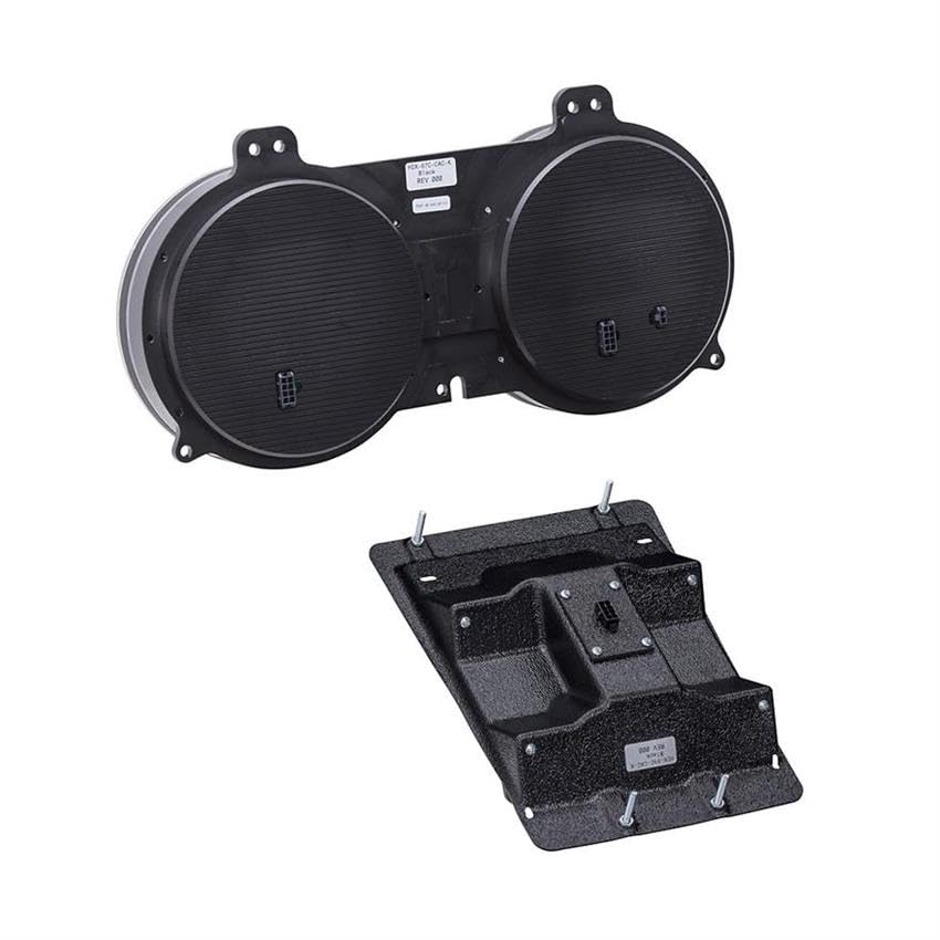 Dakota Digital HDX-68C-CAC-K Compatible Analog Gauge System with 1968 Chevy Camaro Console Gauges Black Alloy