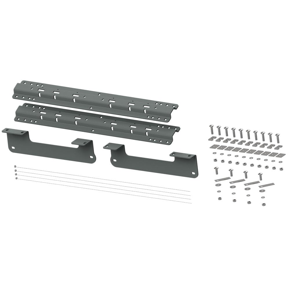 Fifth Wheel Hitch B&W Trailer Hitches Universal Mounting Rails with Custom Installation Brackets - RVK2404