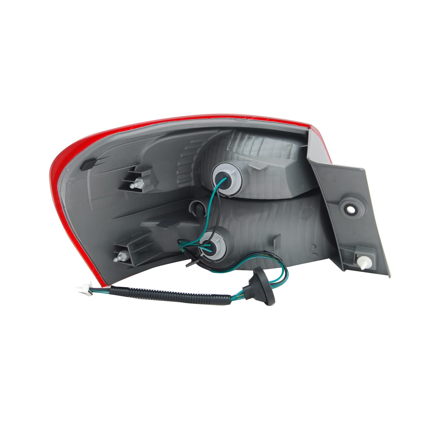Right TYC Tail Light Assembly Compatible with 2008-2014 Nissan Rogue