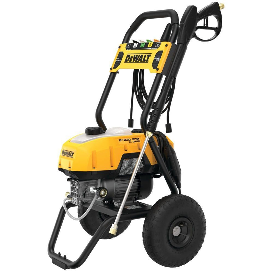 Cold Water DEWALT Electric Pressure Washer, 2400-PSI, 1.1-GPM, Corded (DWPW2400)