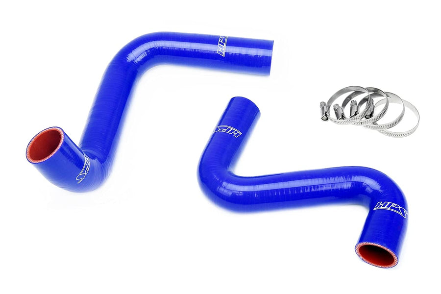 3-ply HPS Blue Reinforced Silicone Radiator Coolant Hose Kit Compatible for 1989-1998 Nissan 240SX with LS Swap, 57-2060-BLUE