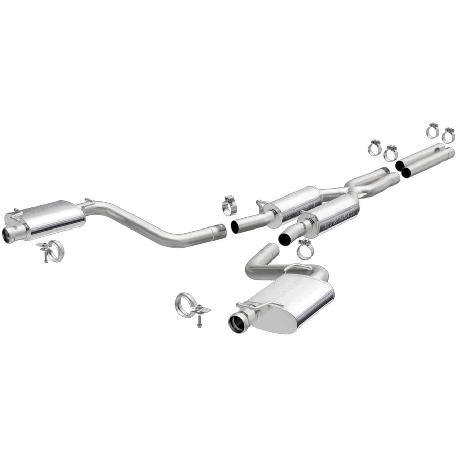 Performance MagnaFlow Exhaust System 16514: Cat-Back, Street Series, Compatible with 2009-2014 Dodge Challenger, Dual Split Rear Exit Style
