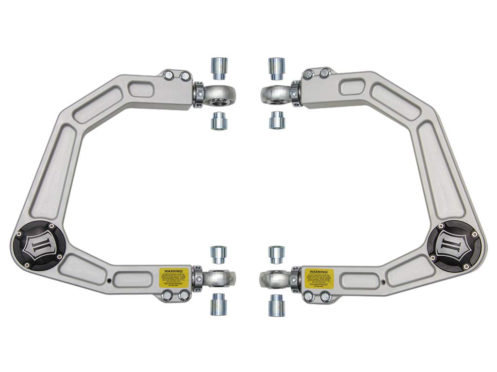 Billet ICON Front Upper Control Arm w/Delta Joint Kit, Compatible with 2007-21 Toyota Tundra, 58560DJ
