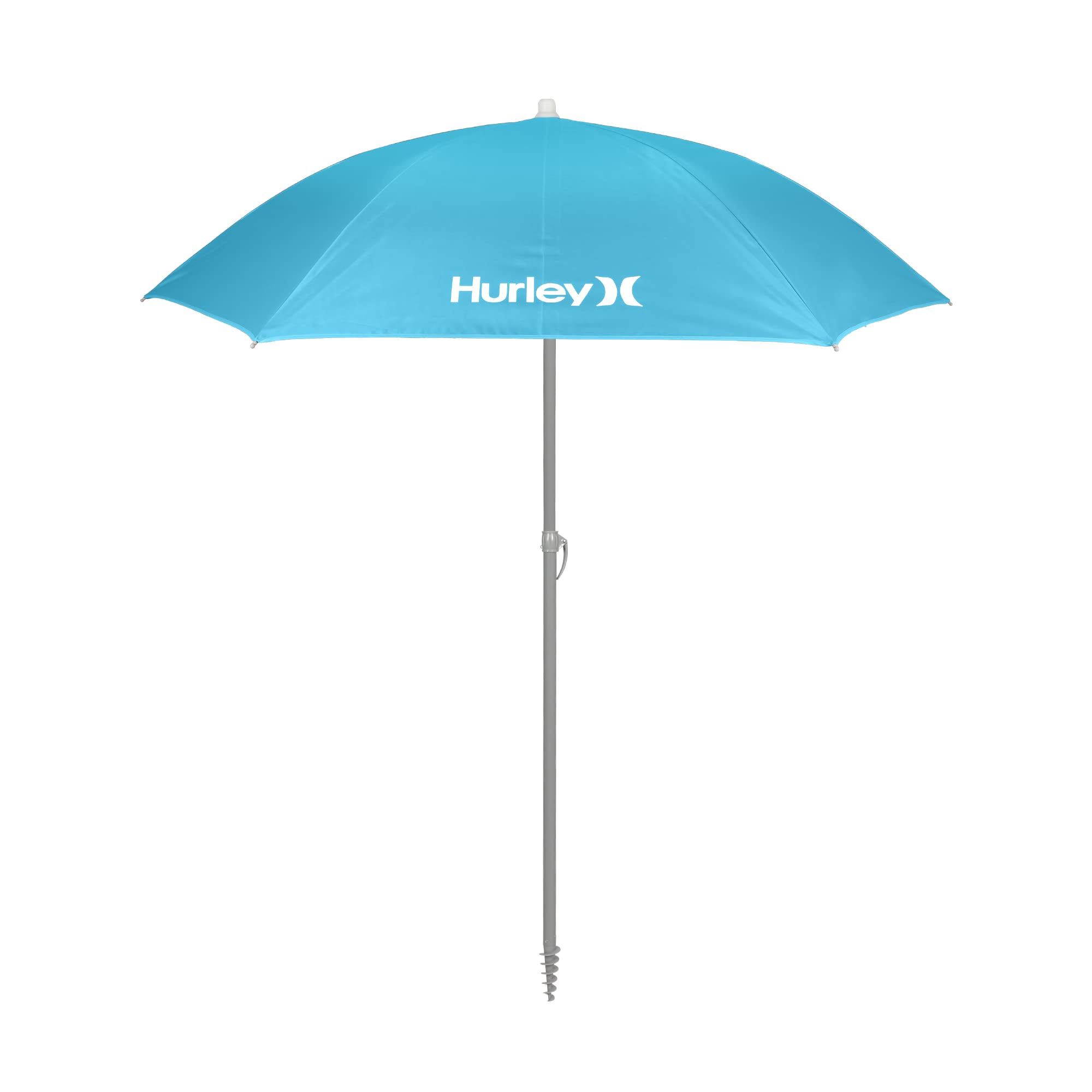 Hurley Shade Umbrella UMB7HRSTRQ, 7 ft, Turquoise