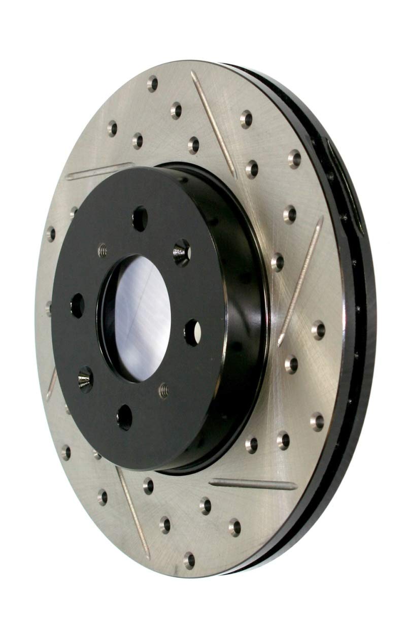 Sport Drilled/Slotted Brake Rotor StopTech 127.34144R (Front Right), 1 Pack