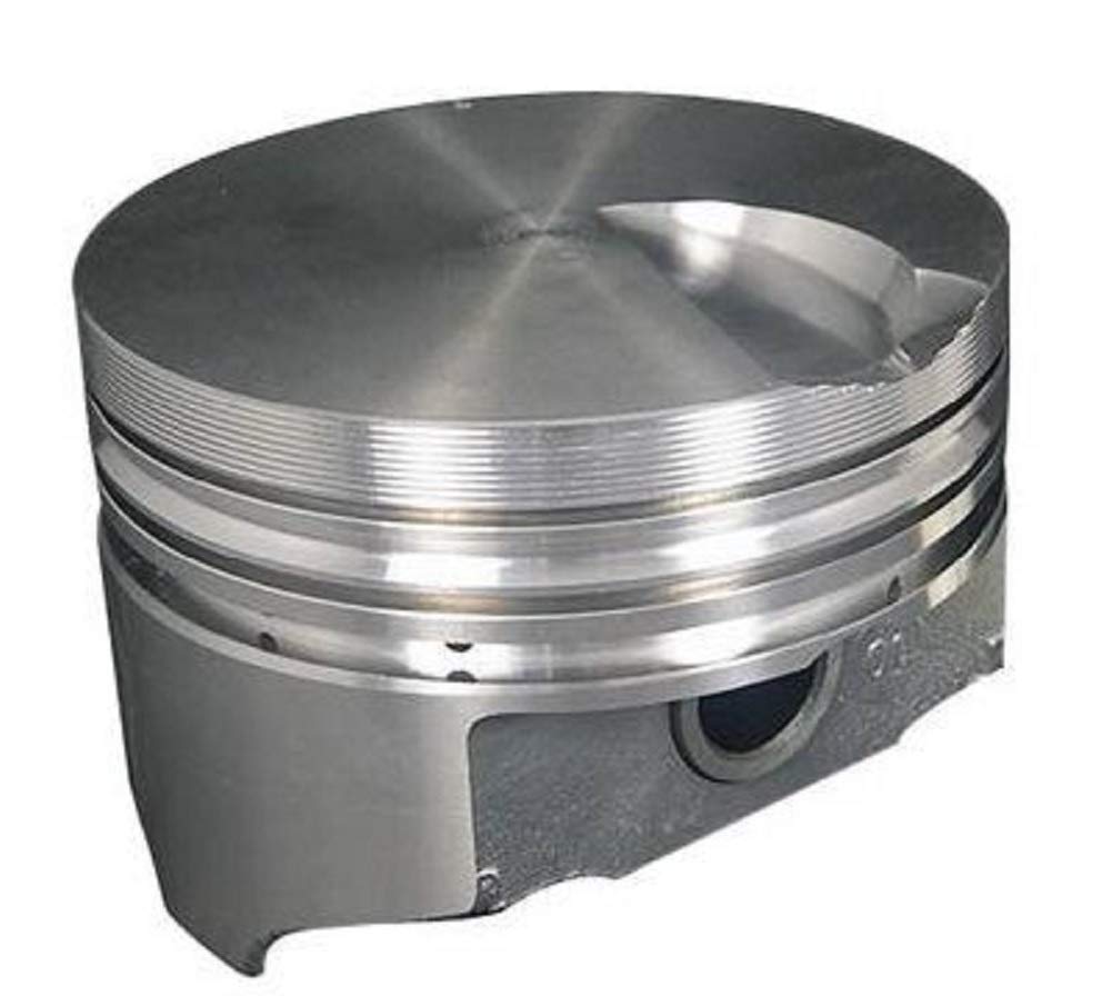 Set of (4) Silv-O-Lite replacement +.030" Over Size Pistons for Mercruiser 470 Boats 3.7L 224 L4 (4.390" Bore Diameter)