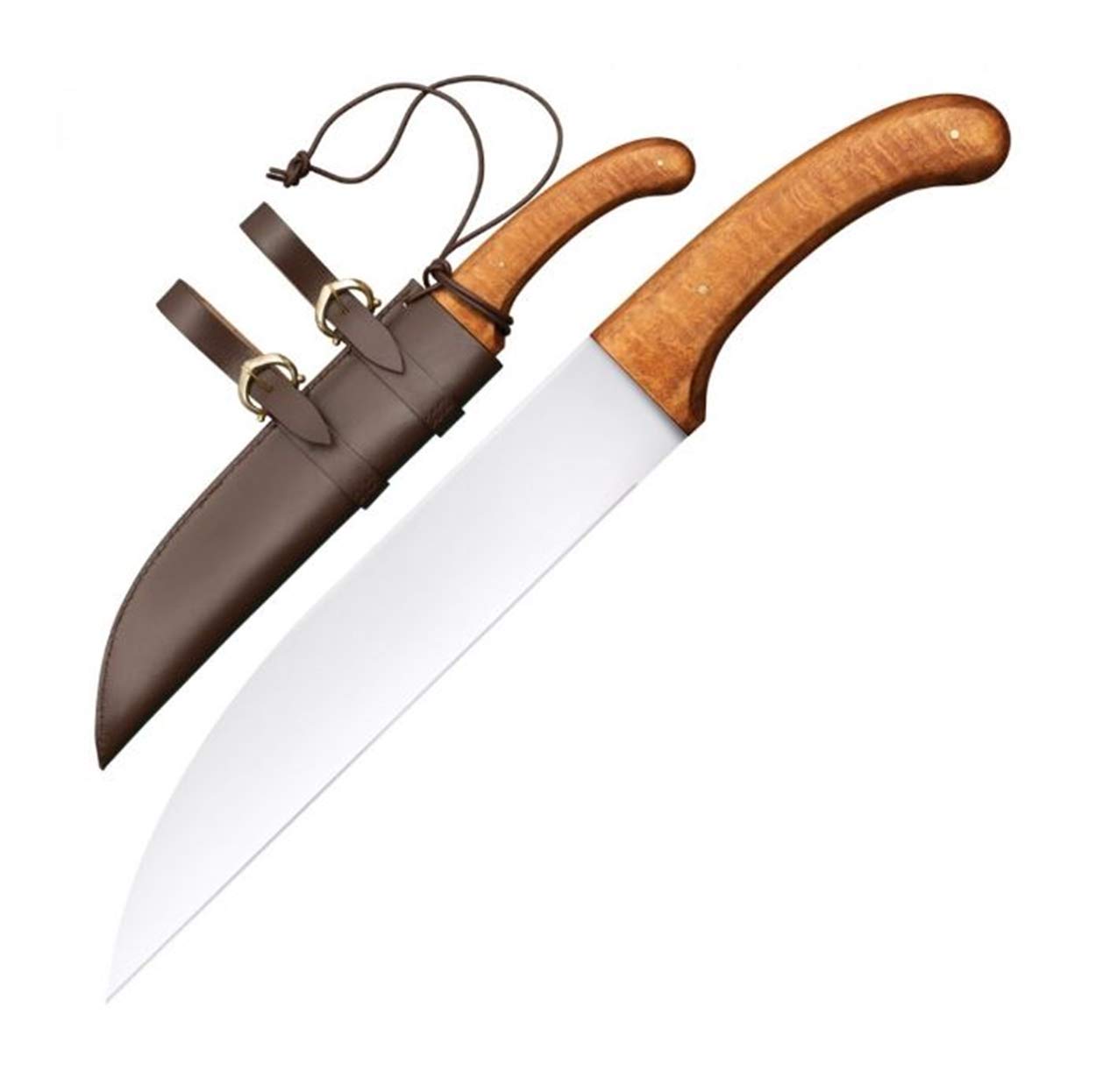 Sax Knife Cold Steel with Leather Sheath, Woodsman's Sax