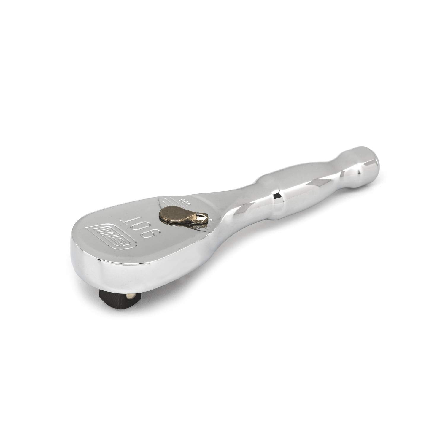 3/8" Drive GEARWRENCH 90 Tooth Stubby Teardrop Ratchet 4-3/4" - 81209T, Multi, One Size