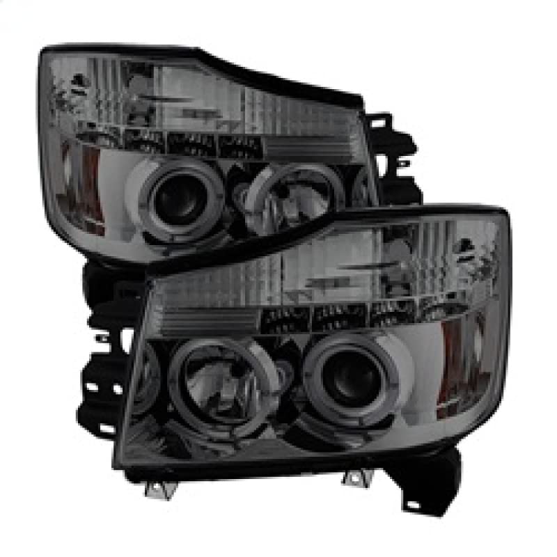 Auto Spyder 5033963 LED Halo Projector Headlights Chrome/Smoked