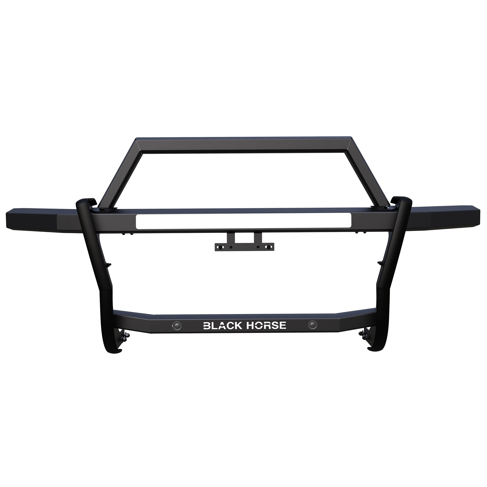 Rambler Black Horse Grille Guard Modular Black Compatible with 2019-2022 Chevrolet Silverado 1500-RAG101