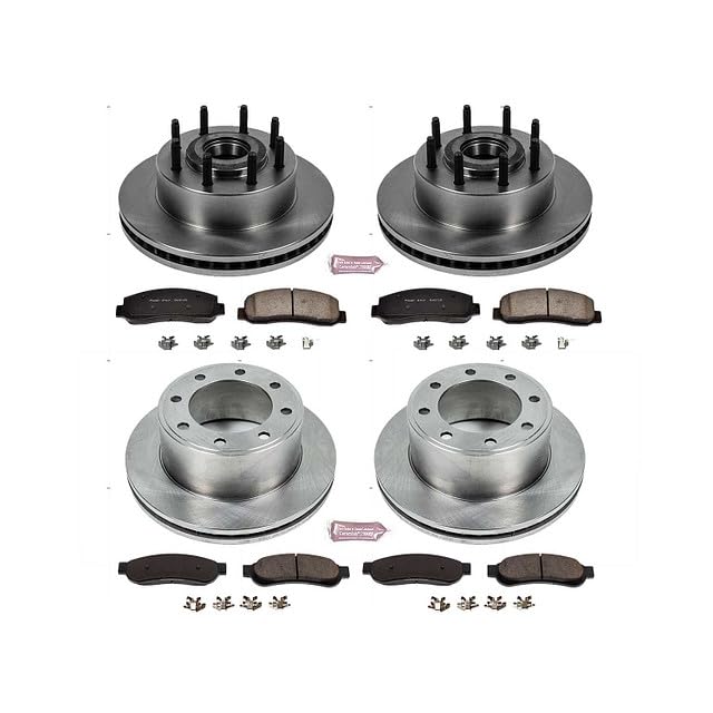 Power Stop KOE5586 Replacement Brake Kit-OE Front and Rear Brake Rotors & Ceramic Pads