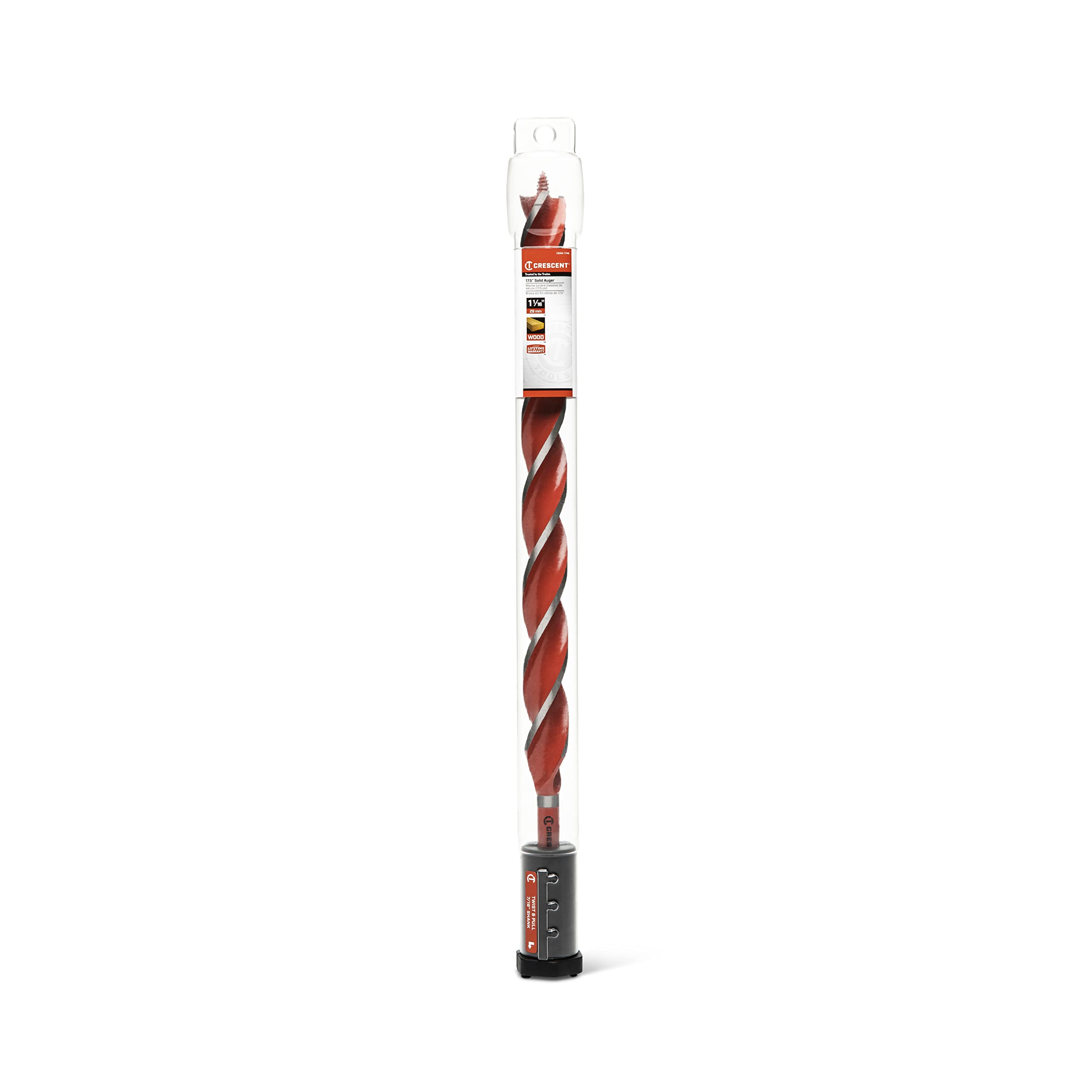 Solid Crescent Auger Drill Bit | 17" x 1-1/16" | CDAG-1746