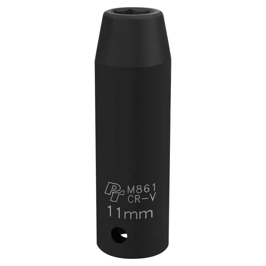 M861 Performance Tool 1/2 Drive 6pt Impact Socket, 11mm - Durable and Reliable Socket for Heavy-Duty Applications with Precision Fit and Longevity