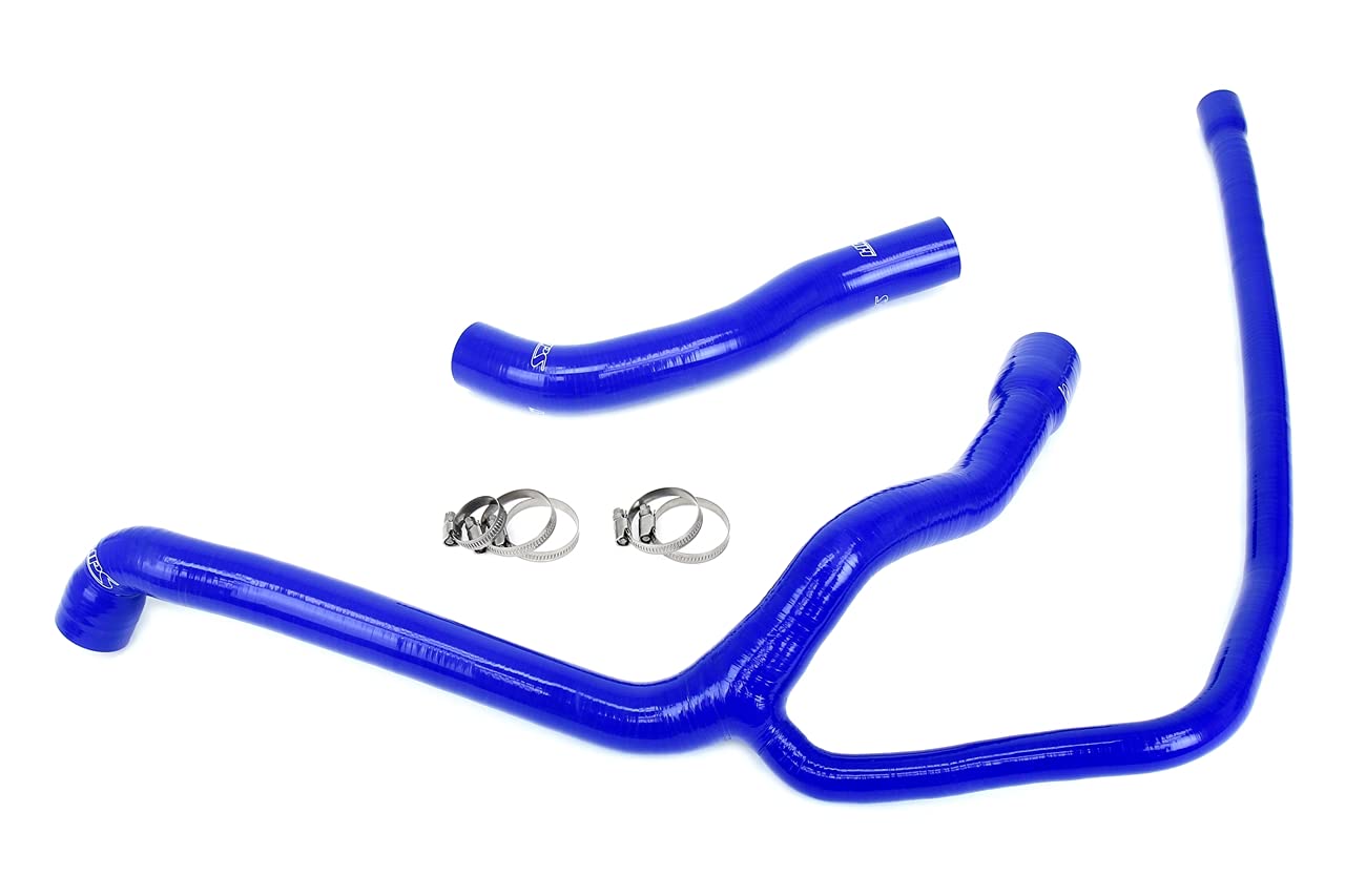 3-ply HPS Blue Reinforced Silicone Radiator Coolant Hose Kit 57-2042-BLUE