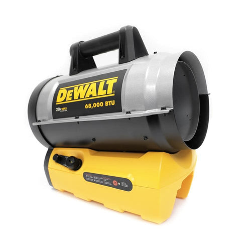 Cordless DEWALT 68,000 BTU Portable Forced Air Propane Heater