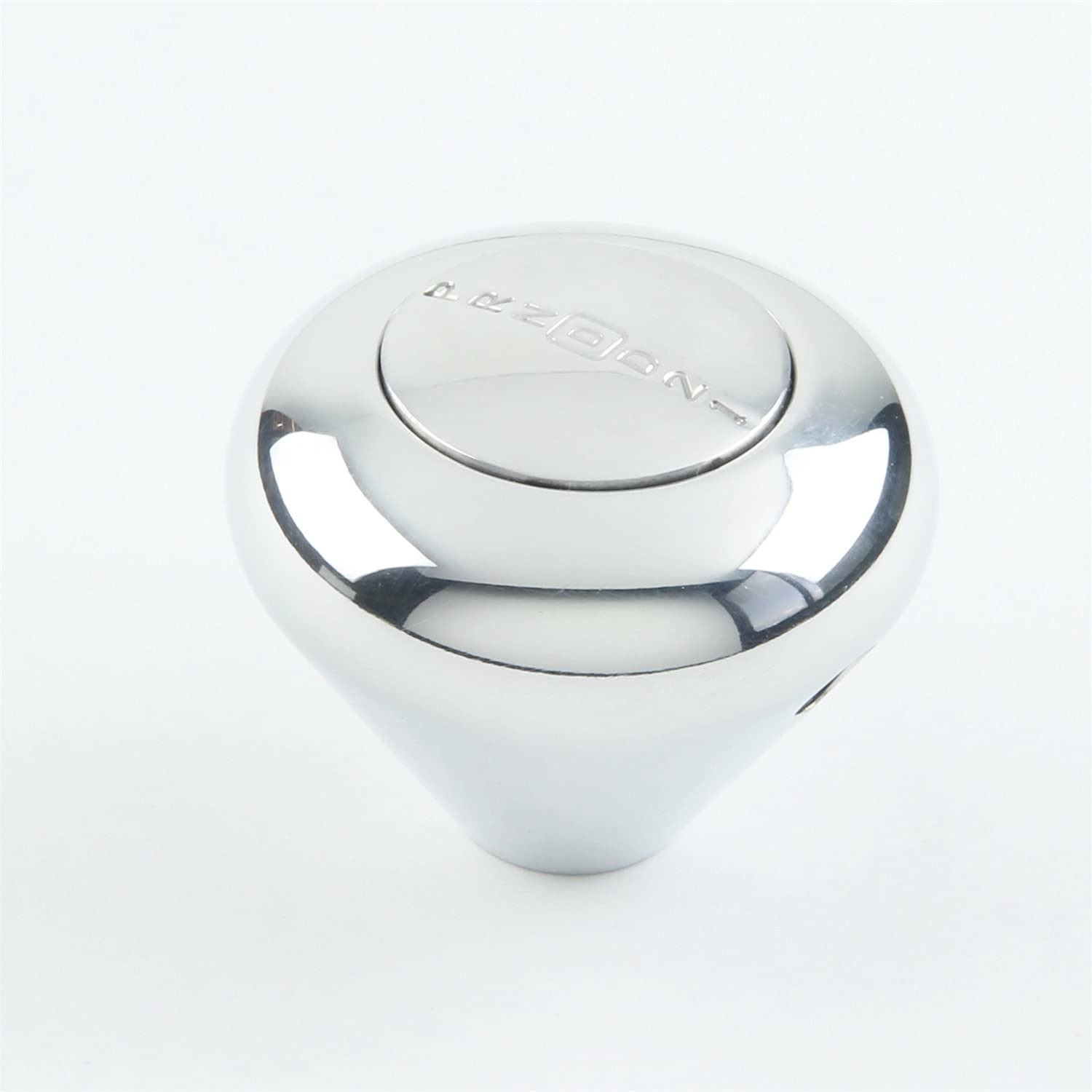 8" Polished Lokar Floor Mount Shifter with Mushroom Shaped Knob for 700 Transmission