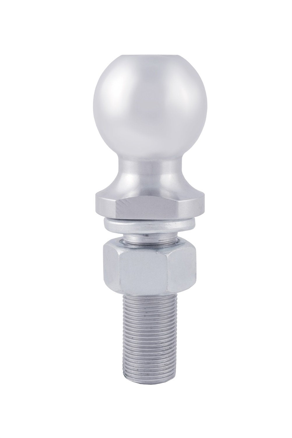 CURT 40074 Trailer Hitch Ball Chrome, 6,000 lbs, 2-Inch Diameter, 1 x 3-Inch Shank