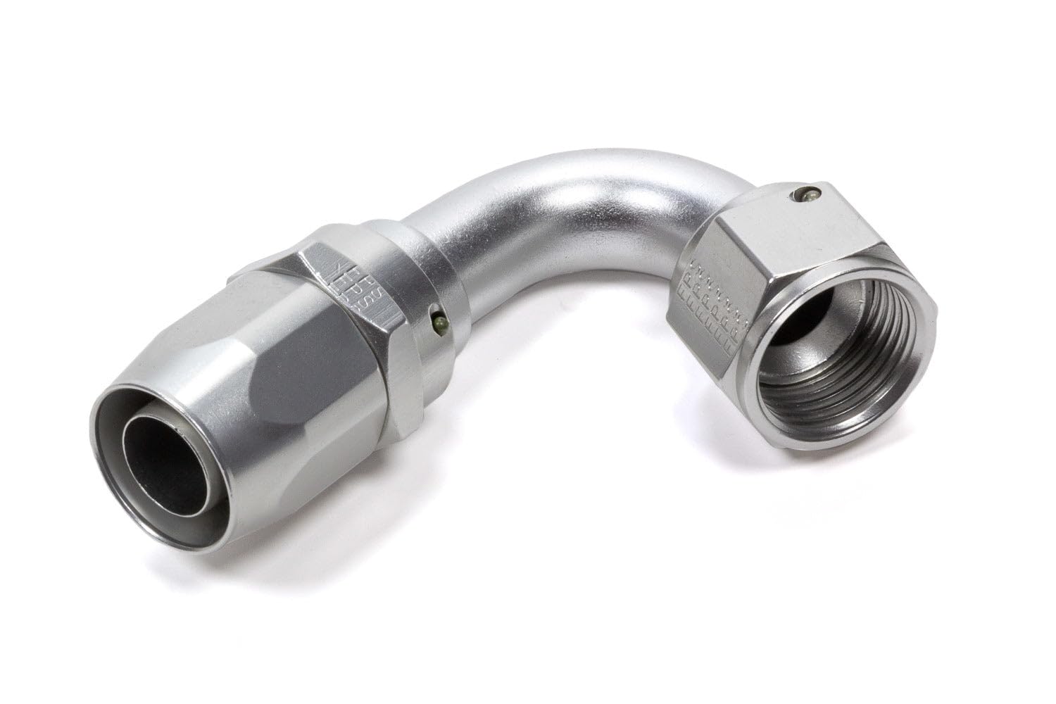 Fragola 120 Degree Power Flow 3000 Series Bent Tube Hose End, -12 an - Clear