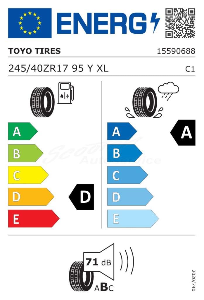 PXSP TOYO 245/40ZR17 95Y XL