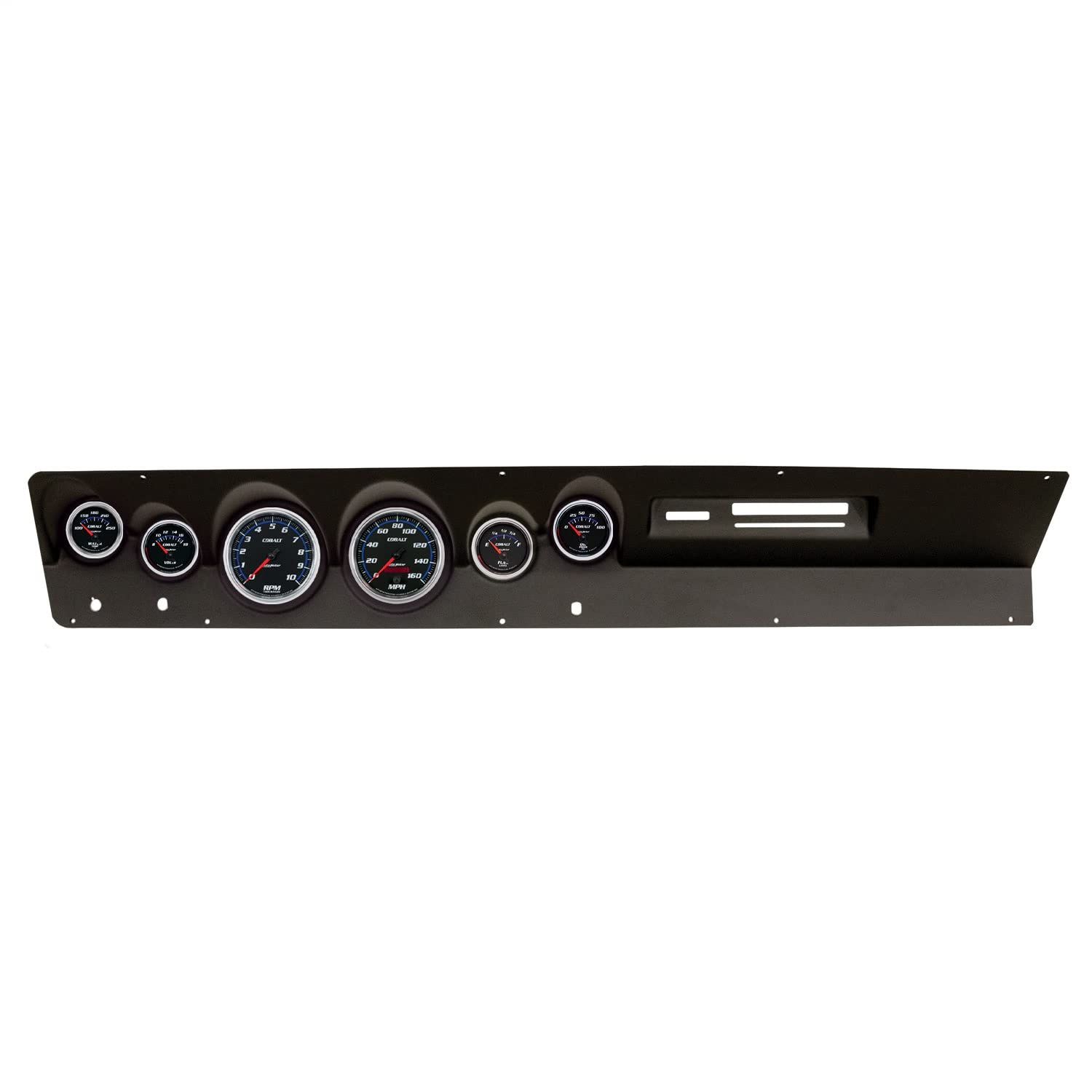 AutoMeter Dash Kit Direct Fit, (3 3/8" X2, 2 1/16" X4), Dodge Dart 67-69, Cobalt (2119-05)