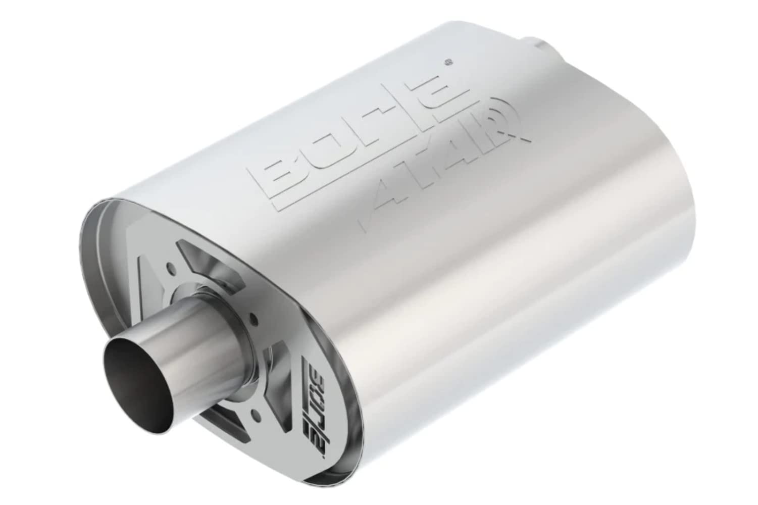 BORLA CrateMuffler 400856 for Ford Coyote Moderate Output 5.0L V8 2.5" Offset/Center 12" x 6" x 10.34" Body ATAK.