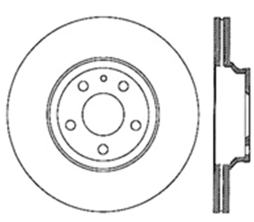 Brake Rotor StopTech (128.33117CL)