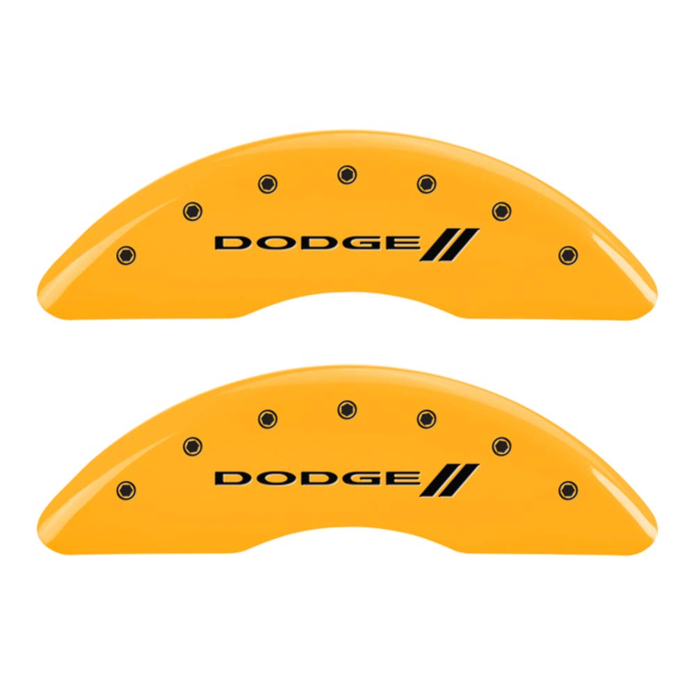 Caliper Covers MGP 12124SDD3YL, Yellow Caliper Cover