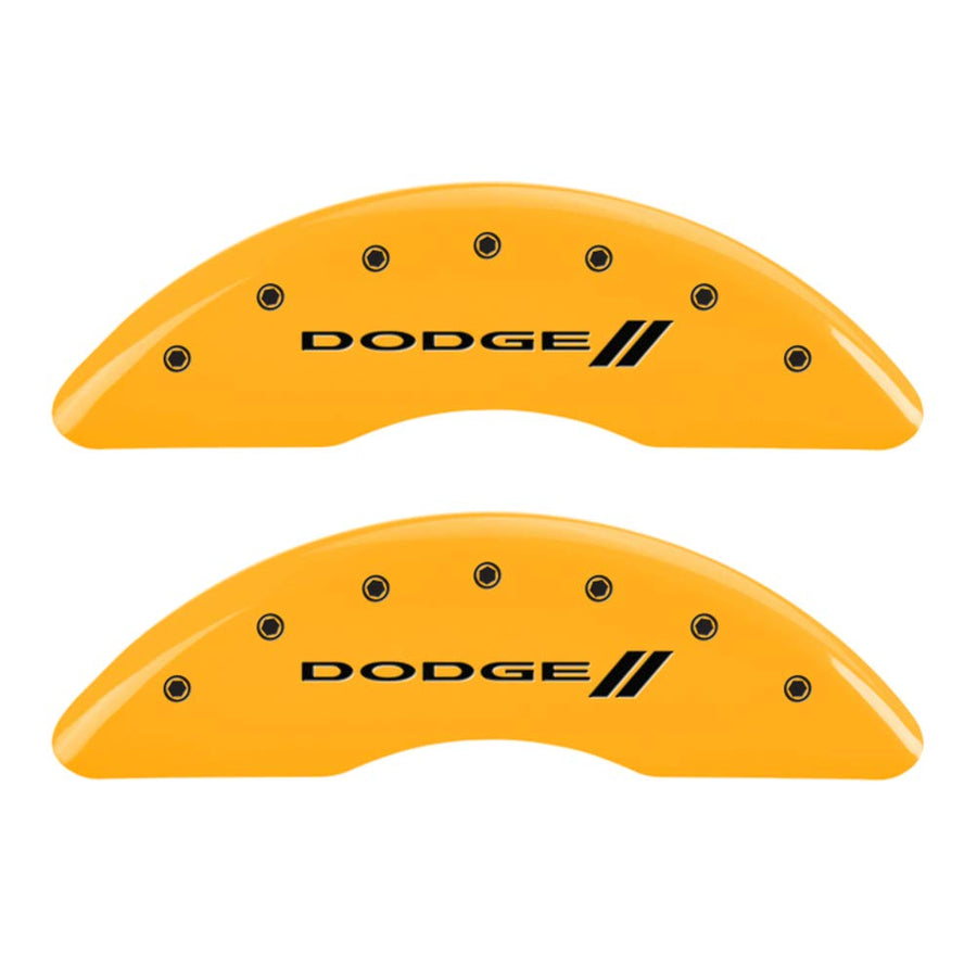 Caliper Covers MGP 12124SDD3YL, Yellow Caliper Cover