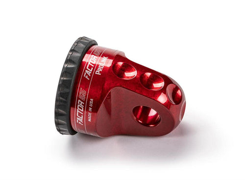 Prolink Factor 55 00015-01 Original Shackle Mount Replaces Winch Hook with a Stronger Shackle D-Ring Mount Max Load Rating 16,000 lb Ideal for 4x4 Off Road Adventures - Red