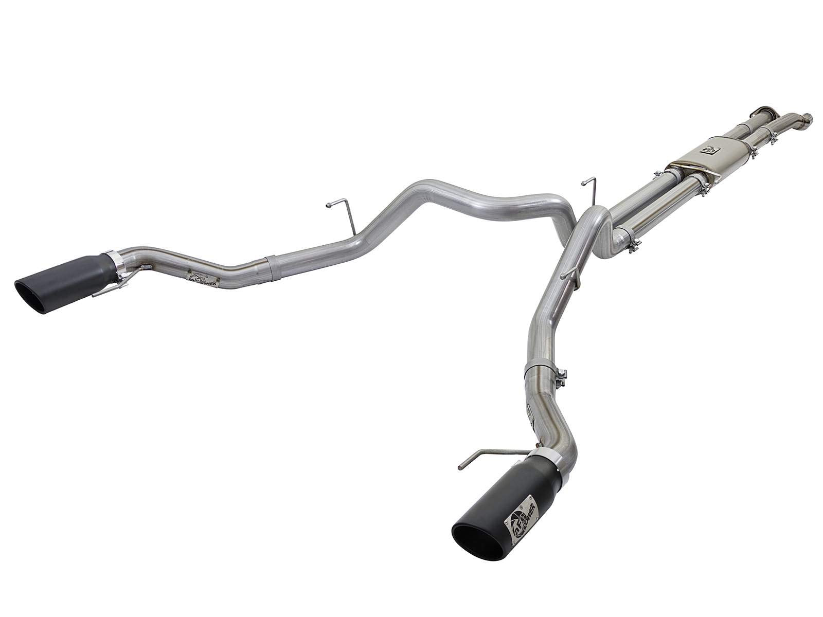 Mach Force-Xp aFe Power 49-43045-B 3" Stainless Steel Cat-Back Exhaust System for Ford Raptor, 1 Pack
