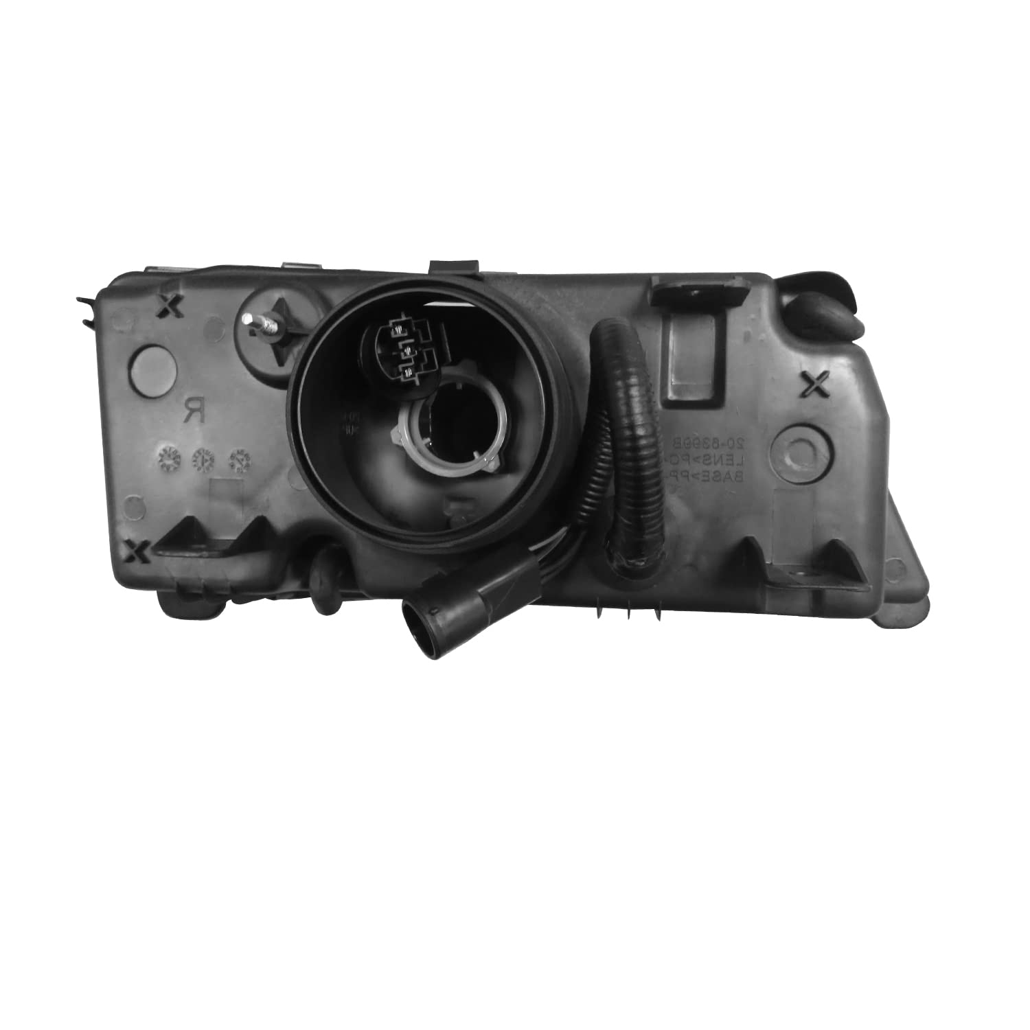 Left TYC Headlight Assembly Compatible with 2003-2004 Mercury Grand Marquis
