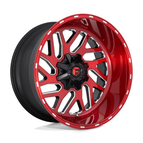 1PC Fuel D691 22X10 8X170 BRSH-RED-MIL -18MM - D69122001747
