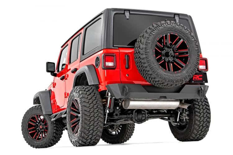Rough Country Tire Carrier Rear Bumper for 18-25 Jeep Wrangler JL - 10598