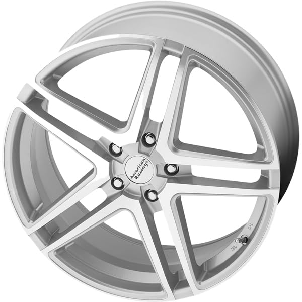 AR907 American Racing 16X7 5X4.5 5.57 40mm BRIGHT SILVER MACHINED FACE - AR90767012440