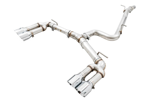 Audi AWE Tuning 8V S3 Track Edition Exhaust w/Chrome Silver Tips 102mm