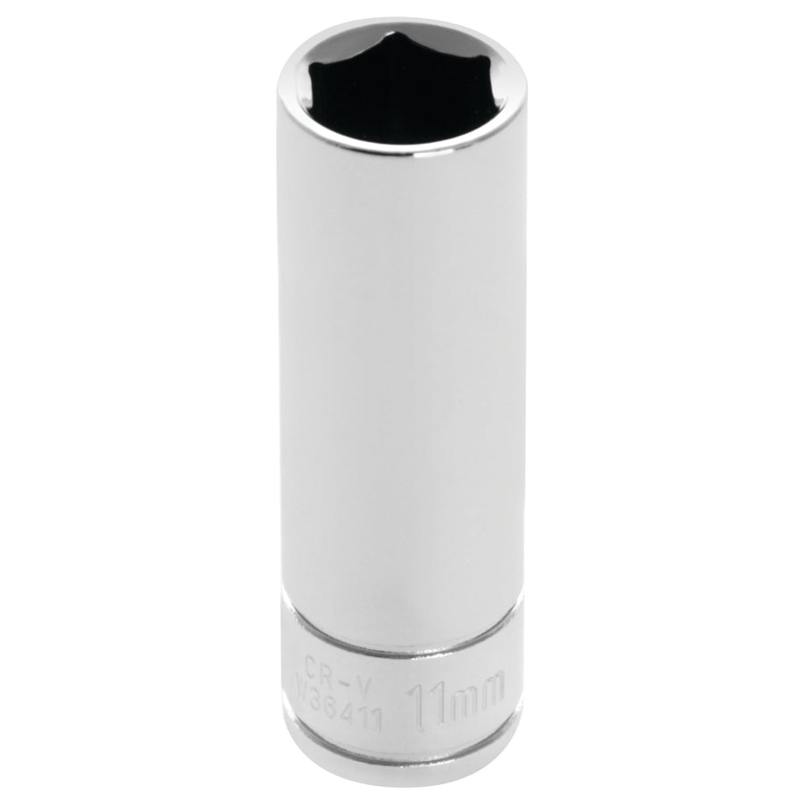 W36411 Performance Tool 1/4 Drive 6-Point Socket, 11mm