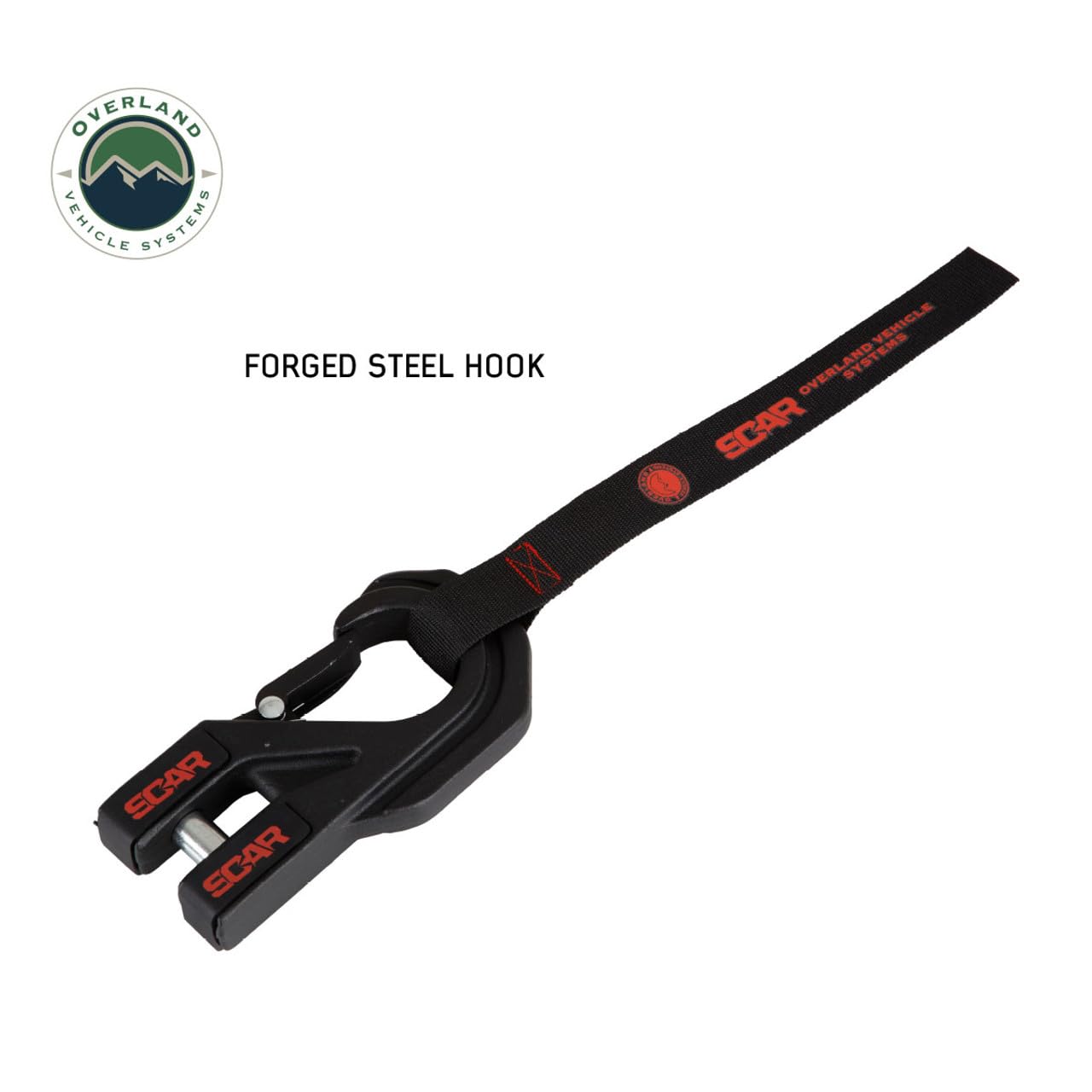 Scar 12 Overland Vehicle Systems Off Road Recovery Winch 12,000lb Steel Cable and Wireless Remote