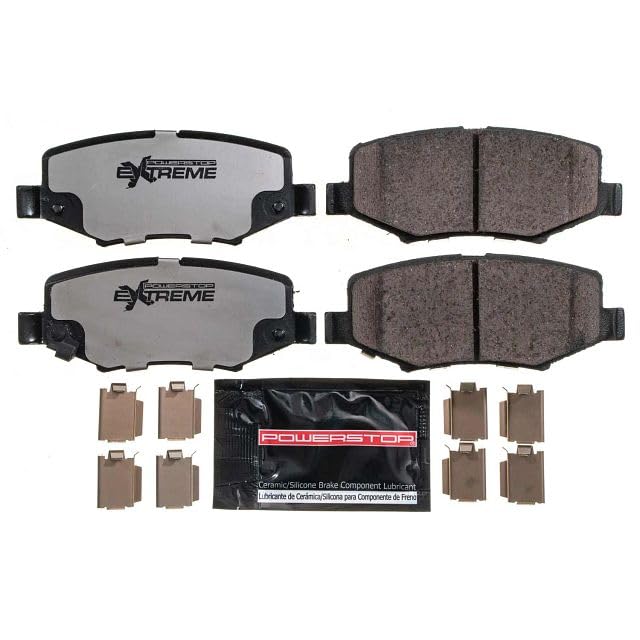 Power Stop Z36-1274 Carbon-Fiber Ceramic Brake Pads Rear Truck & Tow For 2007-2011 Dodge Nitro | 2008-2012 Jeep Liberty | 2007-2017 Jeep Wrangler | 2018 Jeep Wrangler JK
