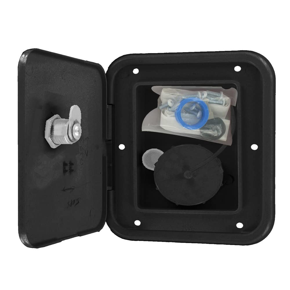 Universal Gravity Inlet Hatch VALTERRA A01-2002BKVP - Black (Carded)